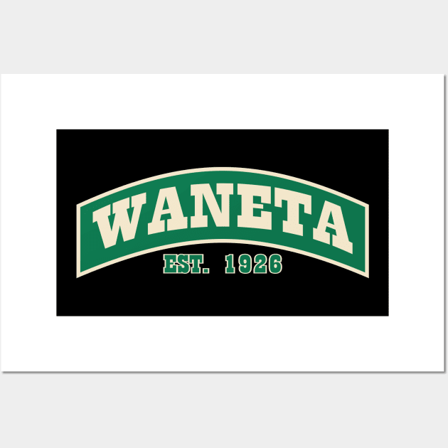 Waneta Sign Wall Art by ZombieNinjas